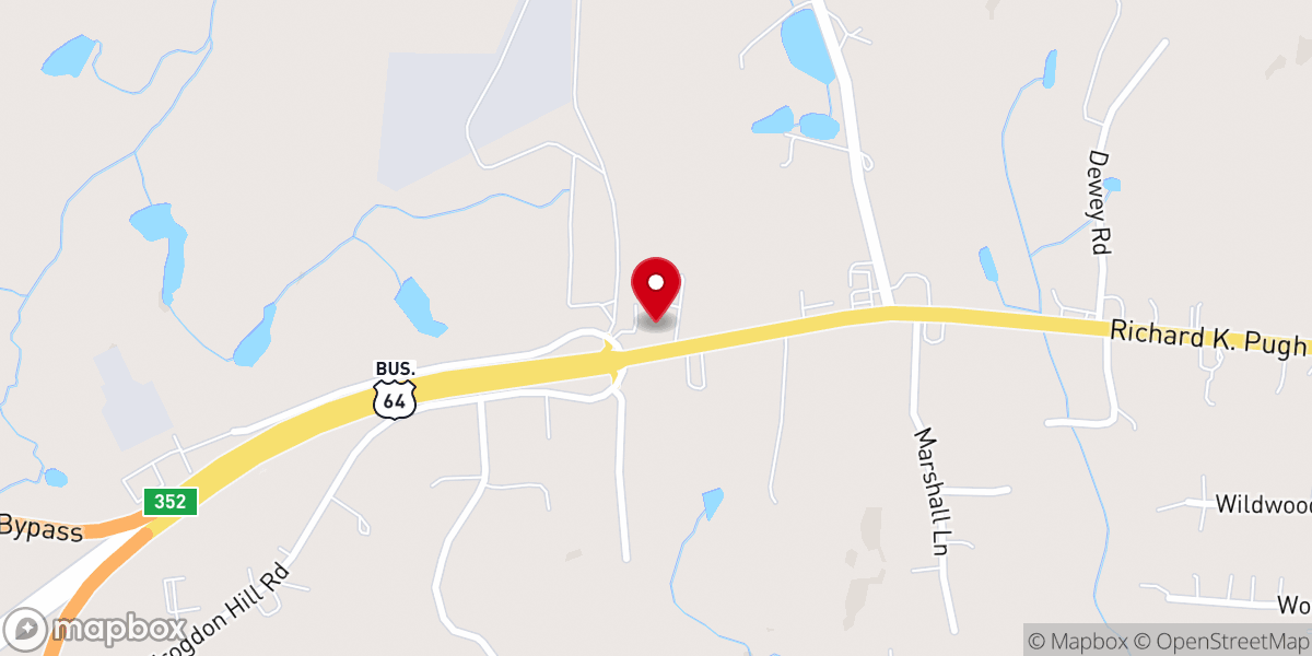 Map showing location of Rev Williams