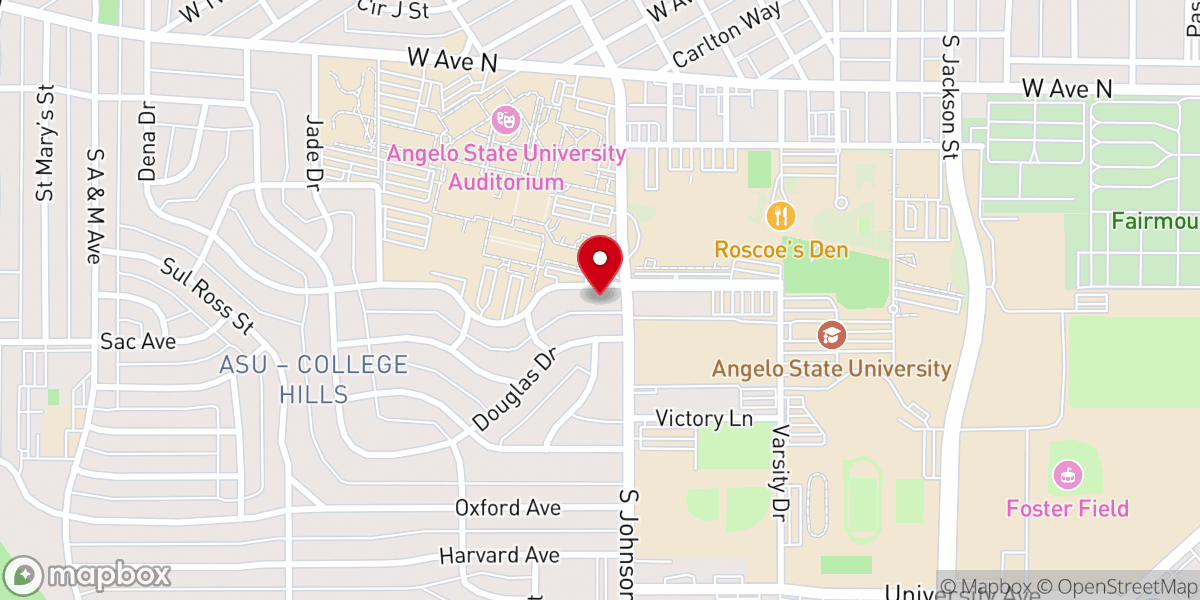 Map showing location of United Campus Ministries
