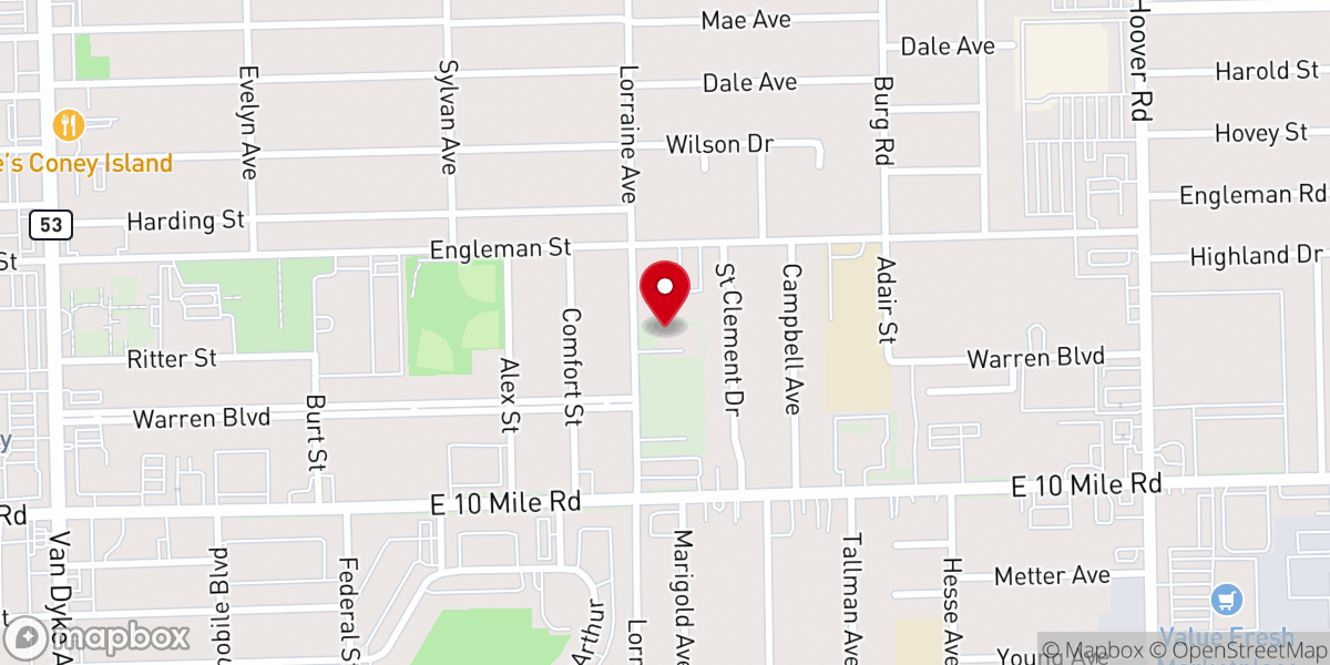 Map showing location of St. Joseph Syro-Malankara Catholic Church