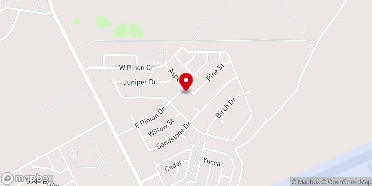 Map showing location of Kayenta Church of Christ
