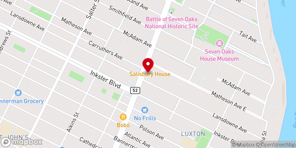 Map showing location of Talmud Torah Beth Jacob Synagogue