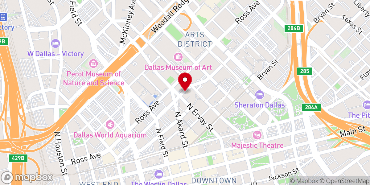 Map showing location of First Baptist Church