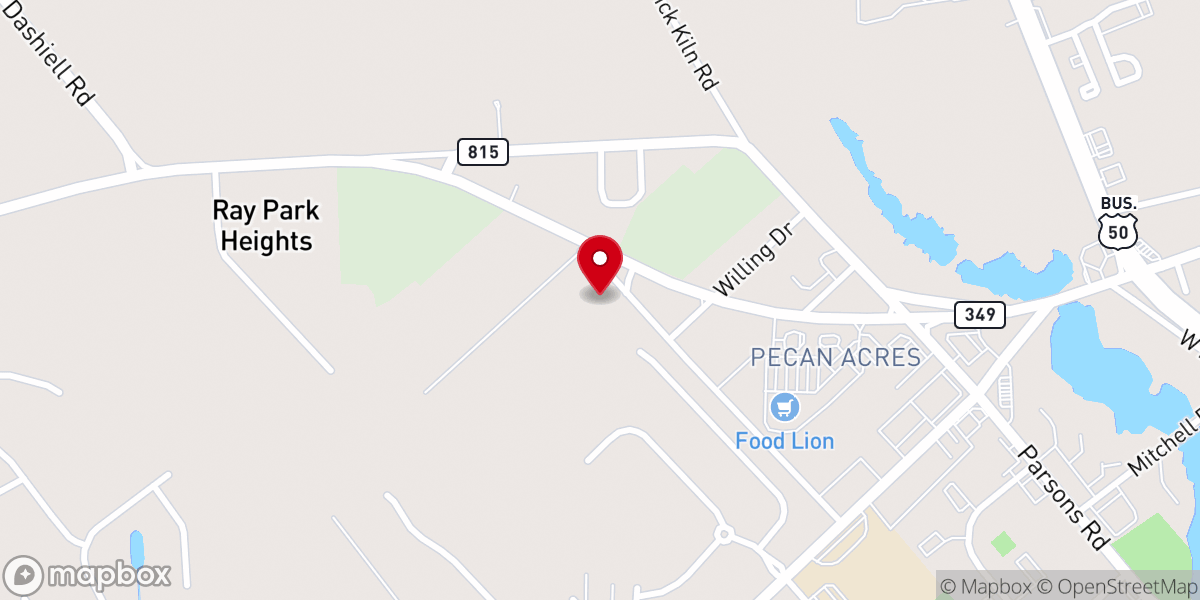 Map showing location of Community Christian Church