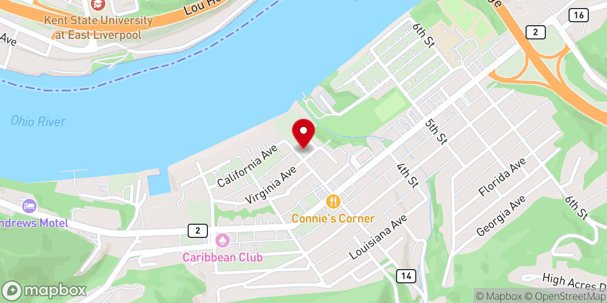 Map showing location of Chester Church of the Nazarene