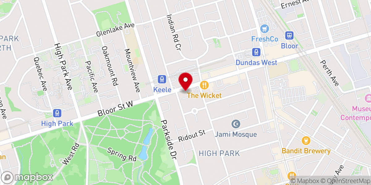 Map showing location of St. Joan of Arc Catholic Church