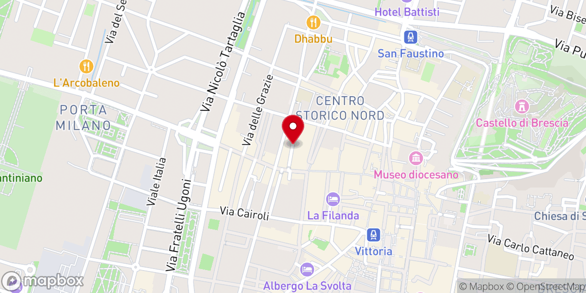 Map showing location of Chiesa di Santa Maria ad Elisabetta