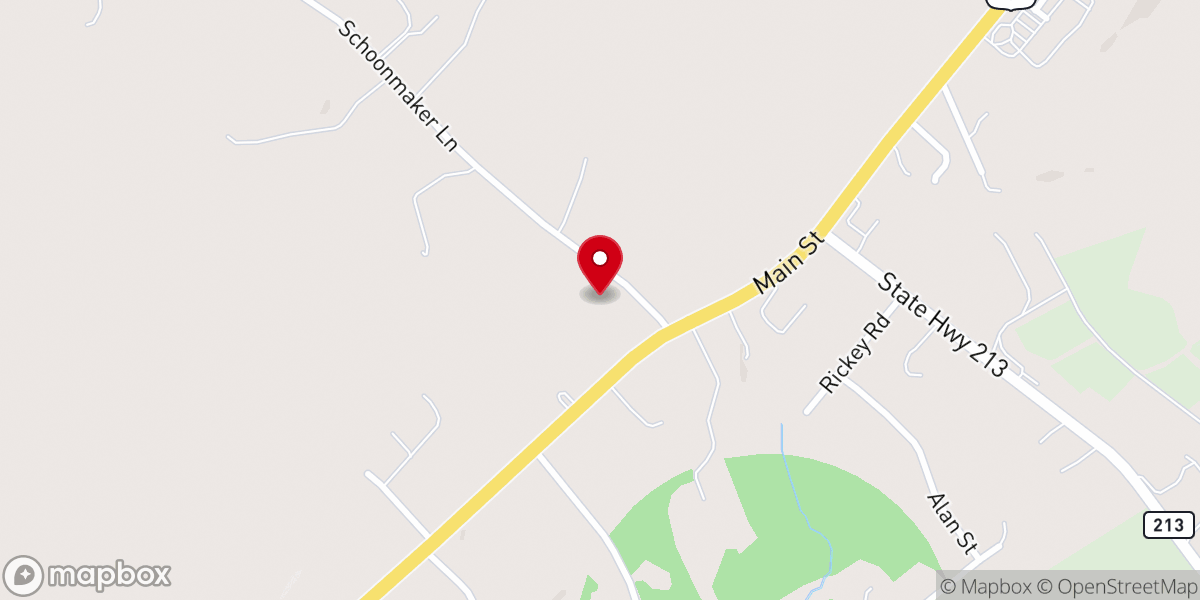 Map showing location of Rondout Valley United Methodist