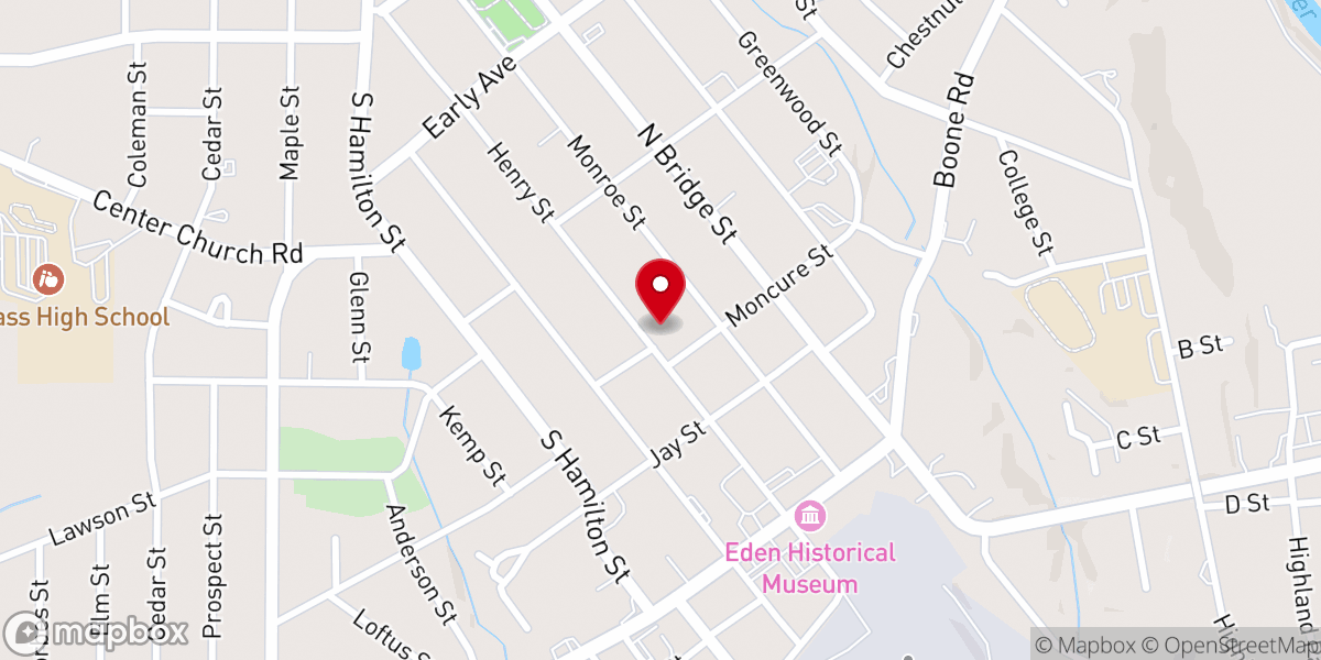 Map showing location of Church of the Epiphany