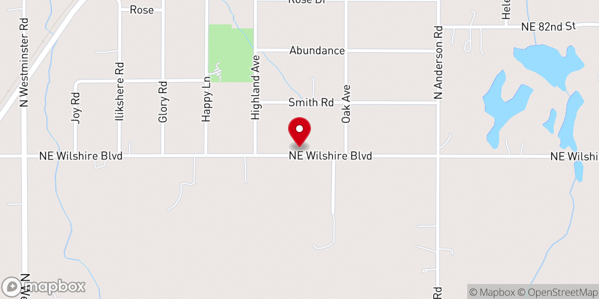 Map showing location of St Paul Baptist church #2