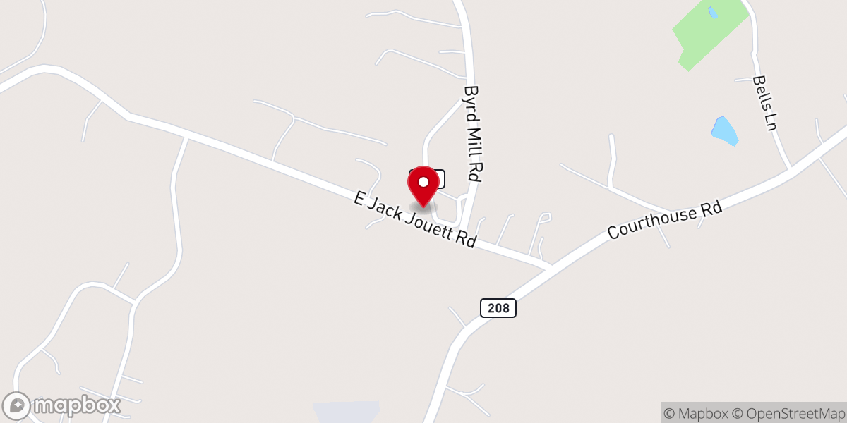 Map showing location of Macedonia Global Methodist Church