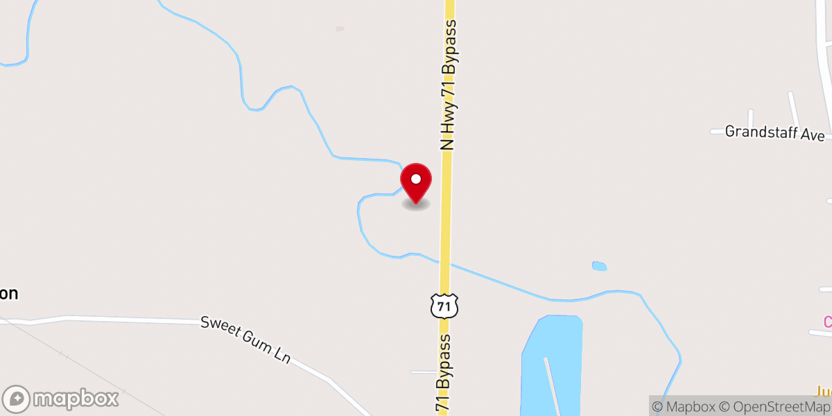 Map showing location of Current Church