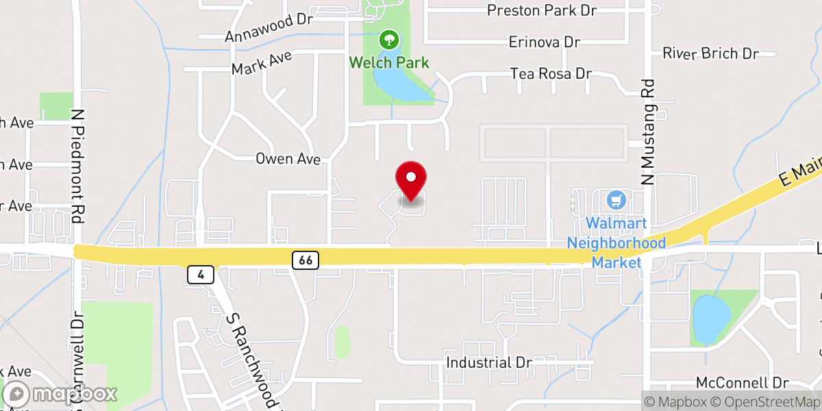 Map showing location of YUKON FIRST CHURCH OF NAZARENE