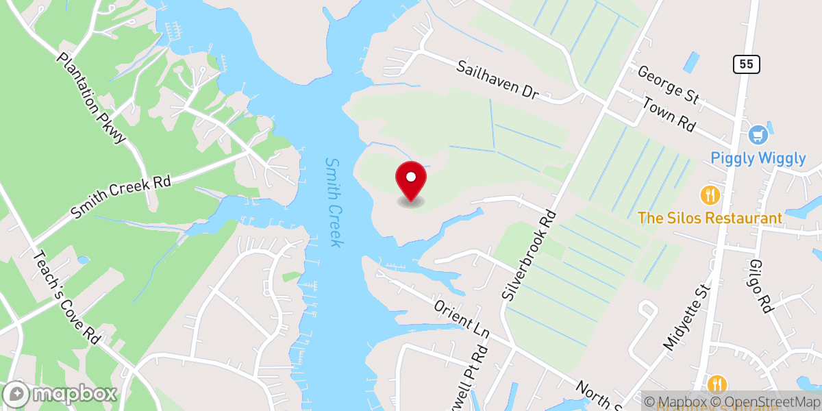 Map showing location of Heart & Hands Inc