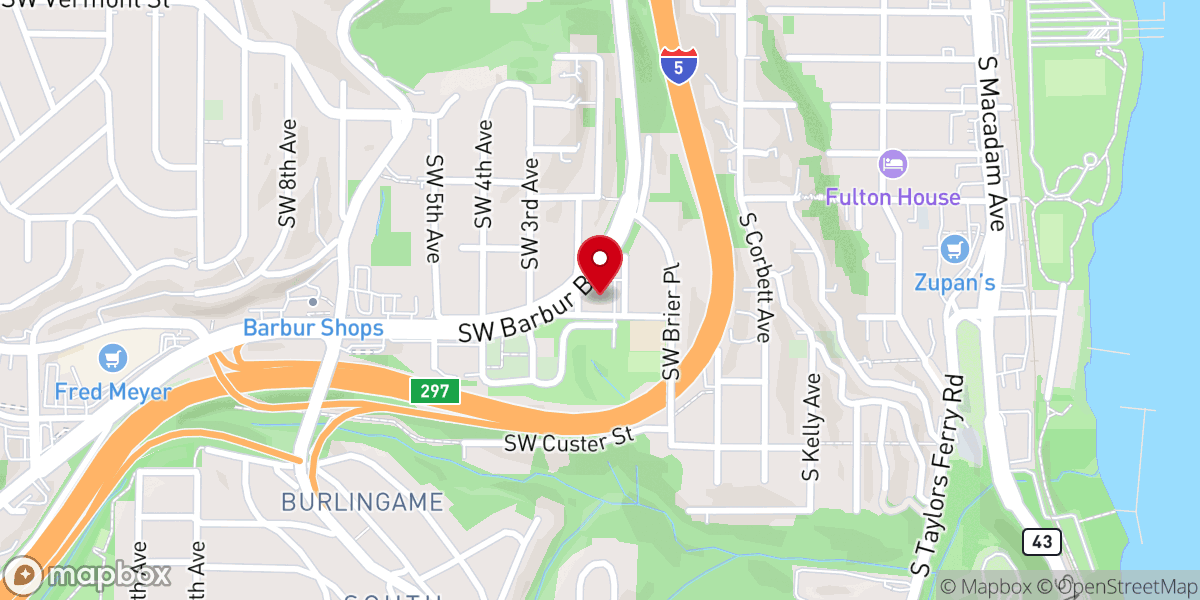 Map showing location of PDX Church