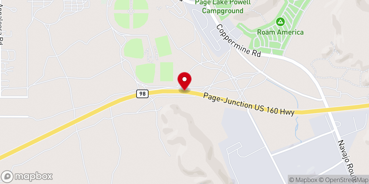 Map showing location of A6 Ranch Campmeeting
