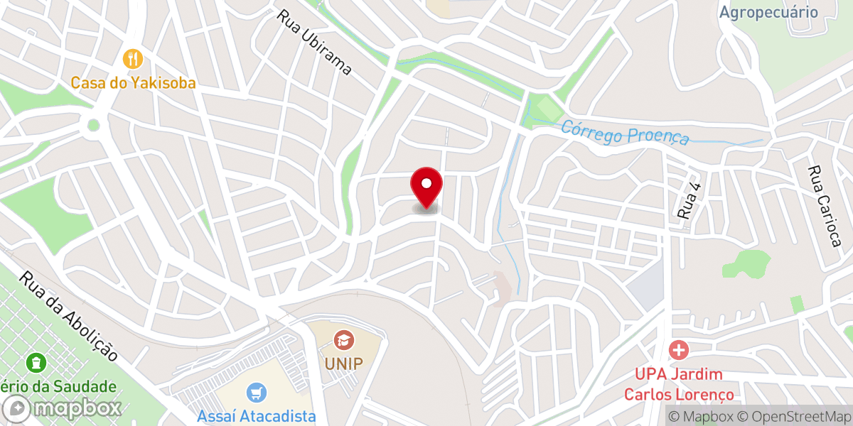 Map showing location of AD Belém - Jardim Baronesa