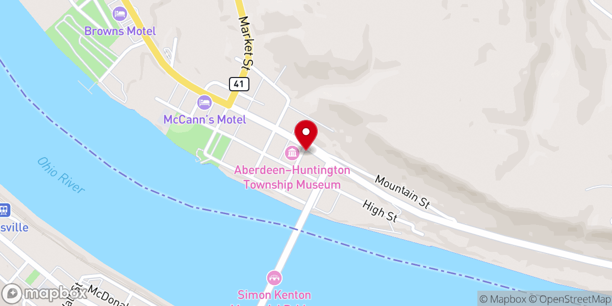 Map showing location of Aberdeen Main Cross Church