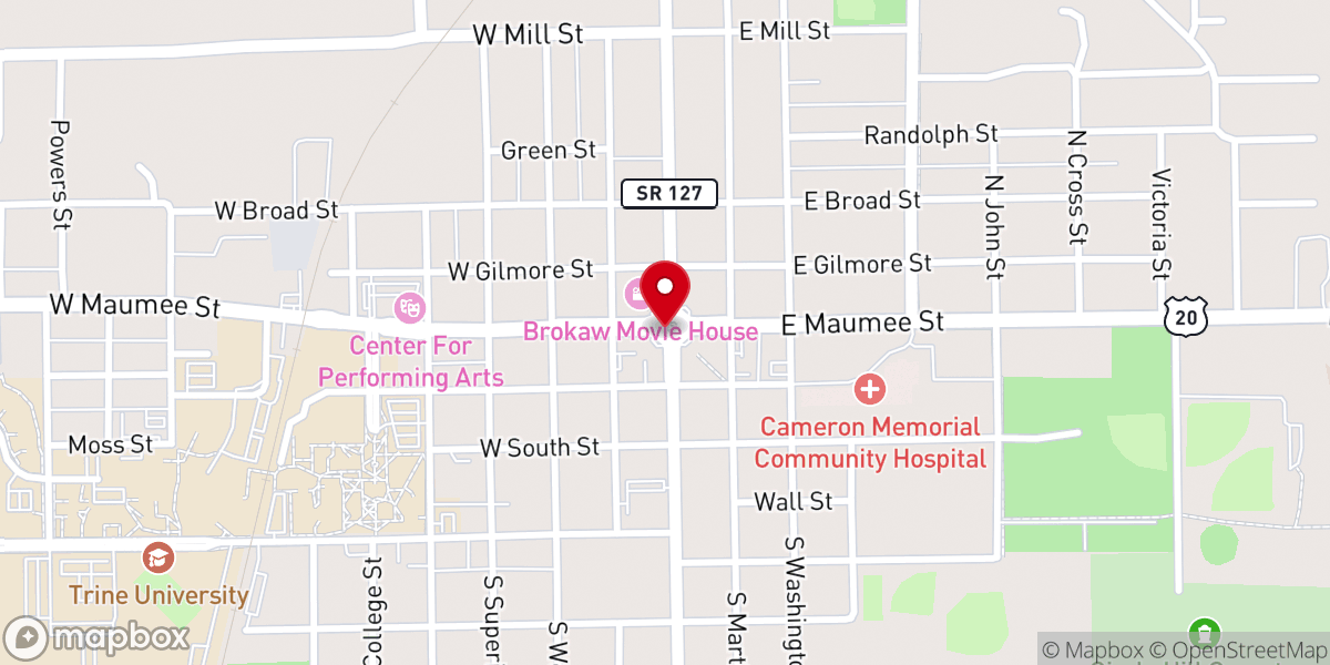 Map showing location of Heartland Fellowship Corporation