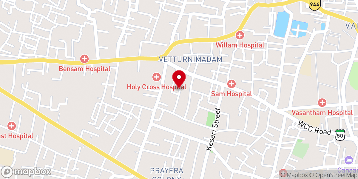 Map showing location of Indian Pentecostal Church of God (IPC)