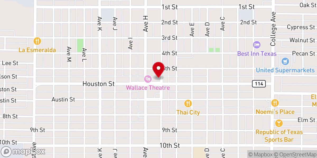Map showing location of The Door Church
