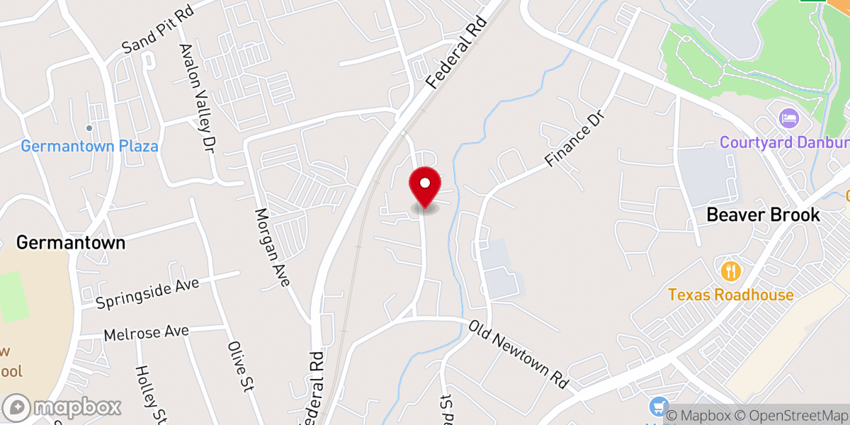 Map showing location of Zion Pentecostal Church