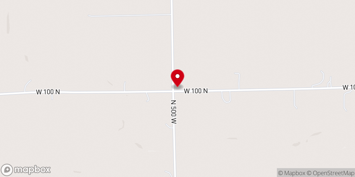 Map showing location of Pleasant Grove Church