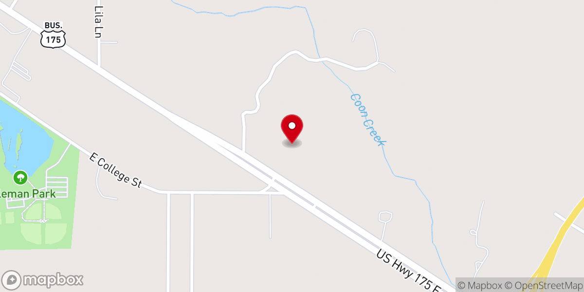 Map showing location of The Well Worship Center