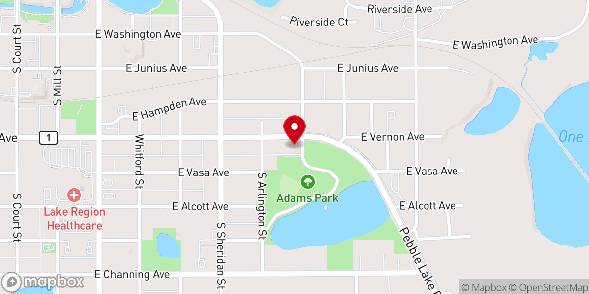 Map showing location of Salvation Army