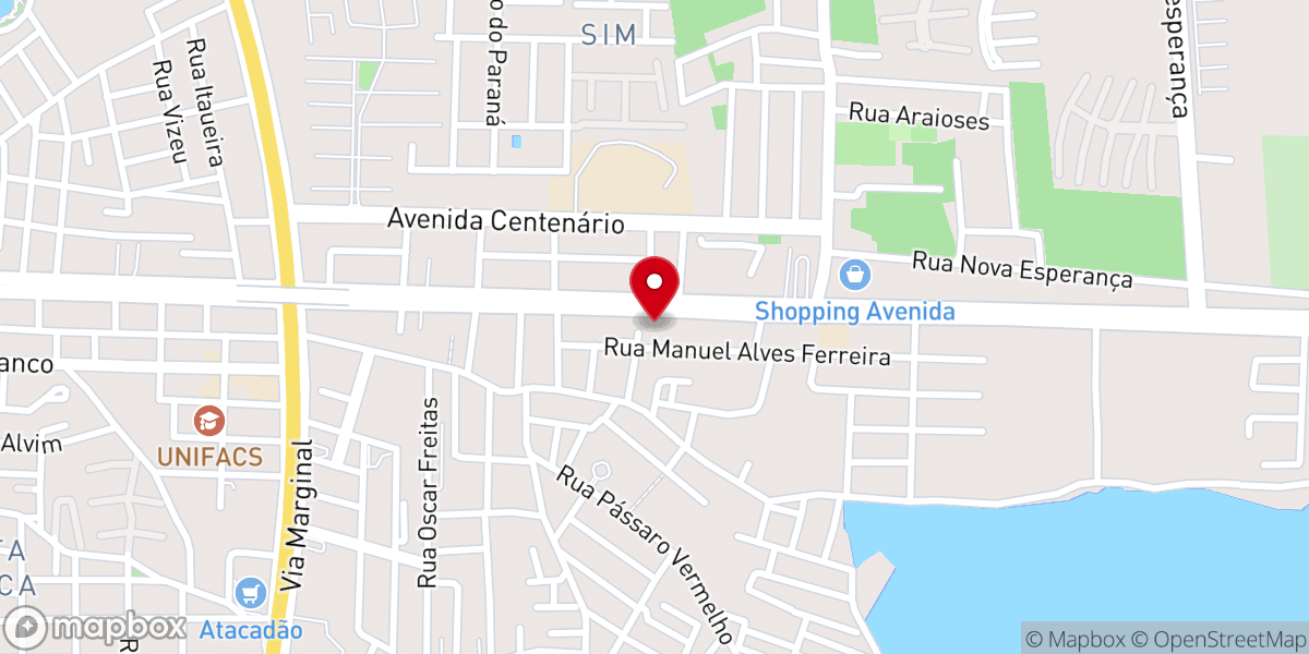 Map showing location of Comunidade Imaculada Conceição da Mãe de Deus