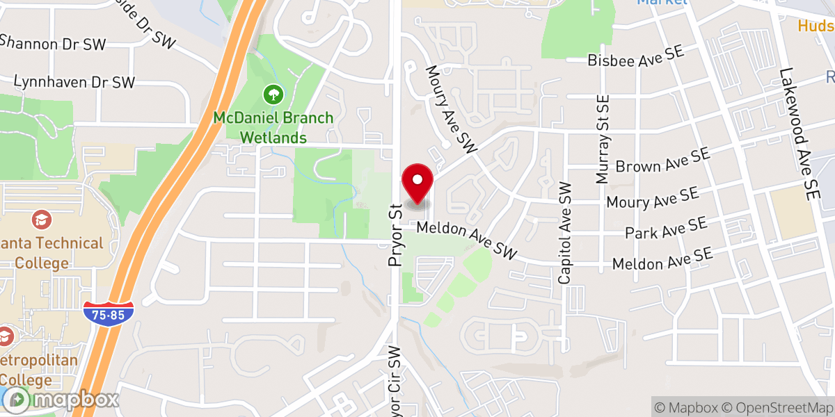 Map showing location of St Paul Ministries