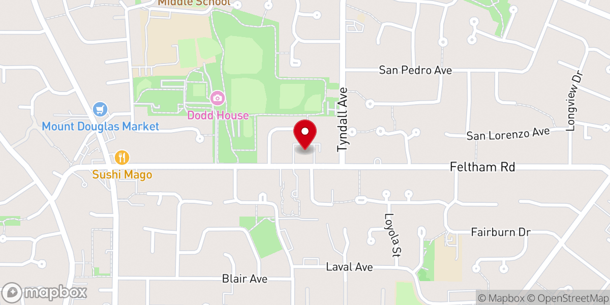 Map showing location of Lambrick Park Church
