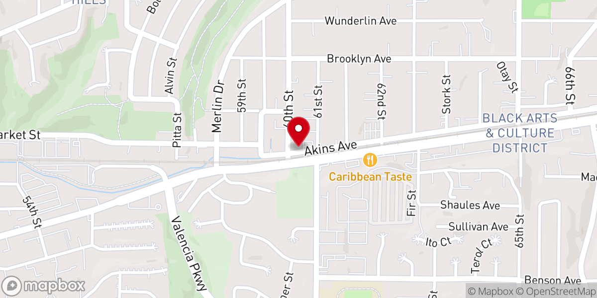 Map showing location of Encanto Southern Baptist Church