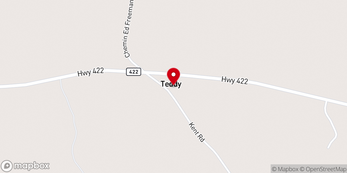 Map showing location of Mount Calvary Church