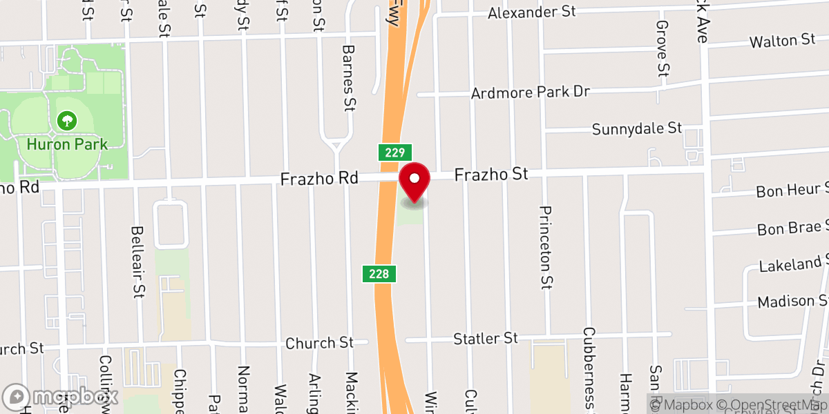 Map showing location of Faith Community Church