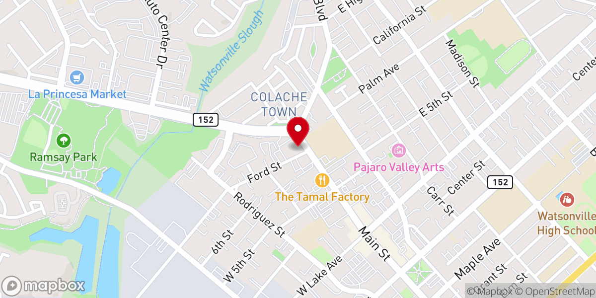 Map showing location of St Patrick's Catholic Parish