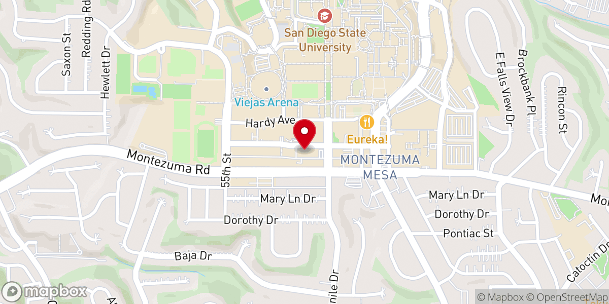 Map showing location of Compass Church San Diego