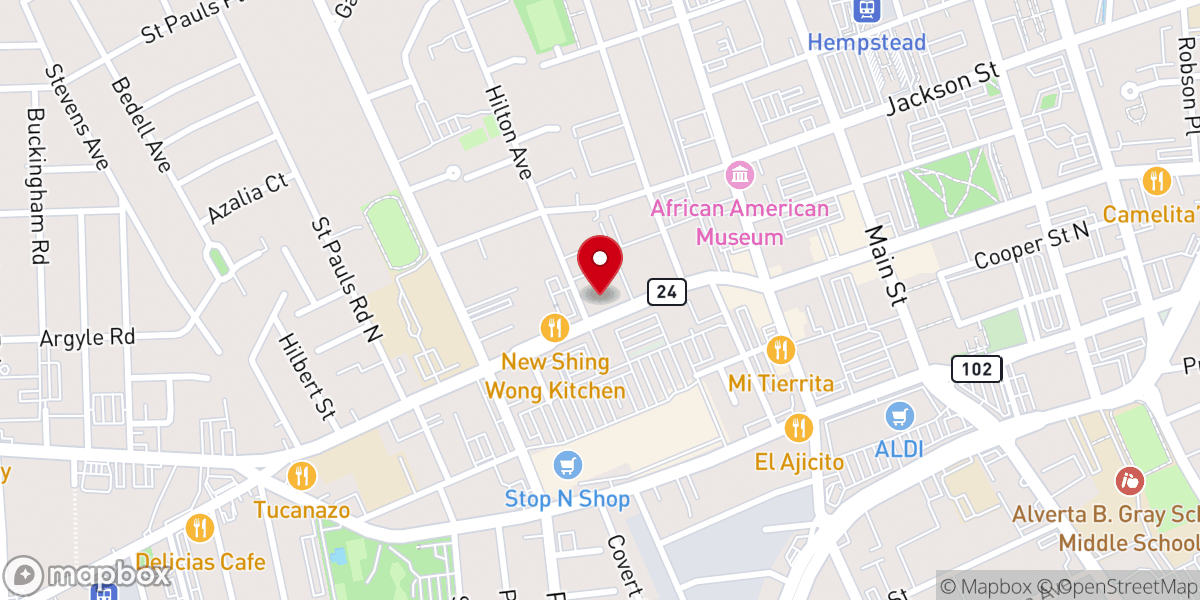 Map showing location of Union Christian Church