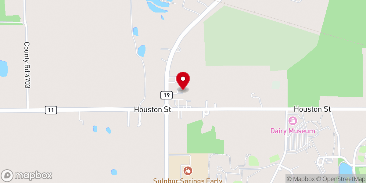 Map showing location of Immanuel Baptist