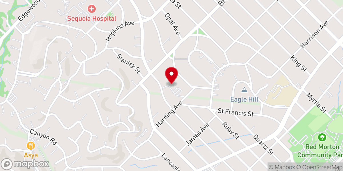 Map showing location of Iglesia Misionera Encinar