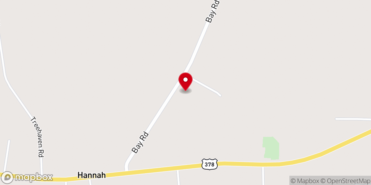 Map showing location of Bethlehem United Methodist Church