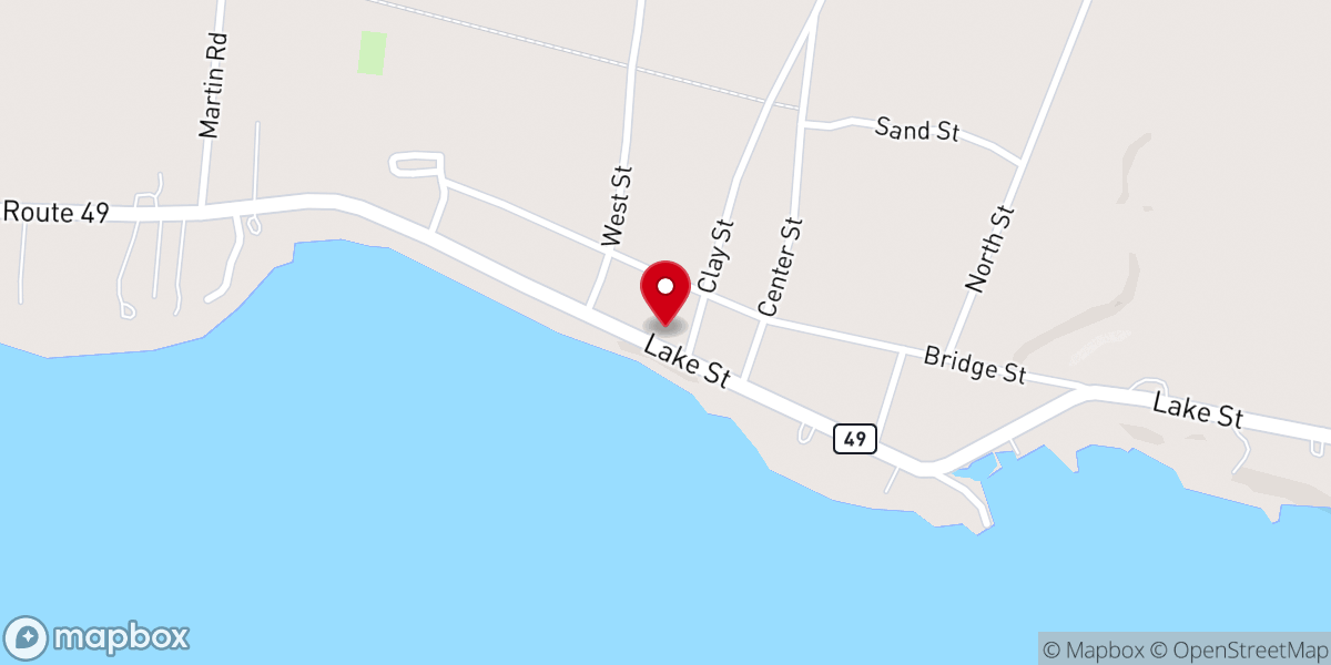 Map showing location of Catholic Parish of St. Mary & St. Bernadette