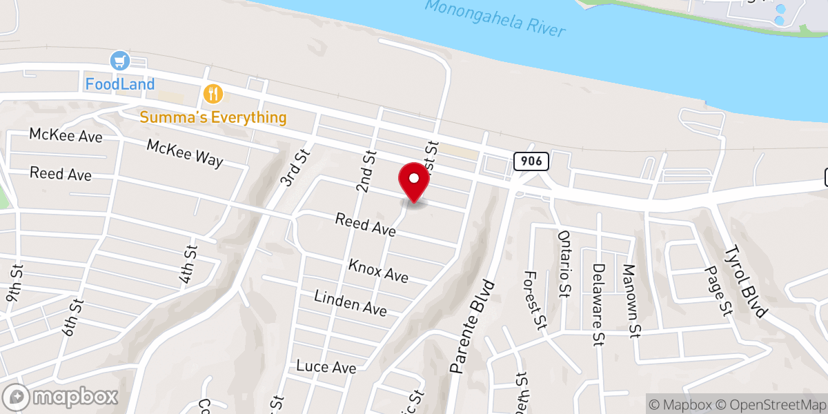 Map showing location of St. John the Divine Orthodox Church