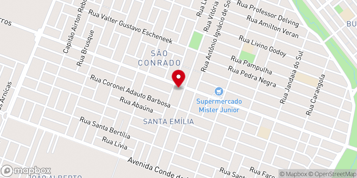 Map showing location of Igreja Universal - SAO CONRADO