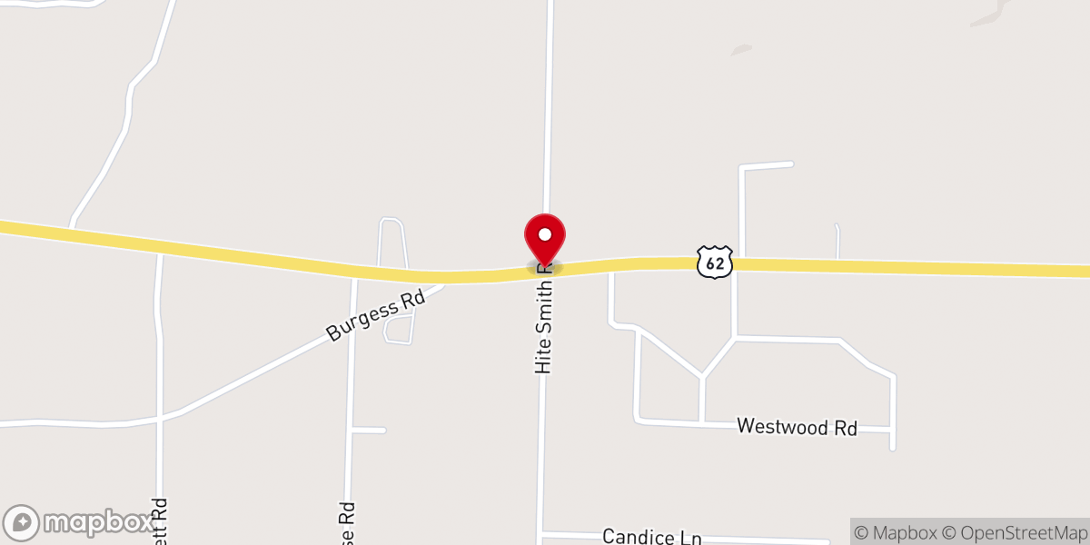 Map showing location of West Ridge Church Of Christ - Food Distribution Center