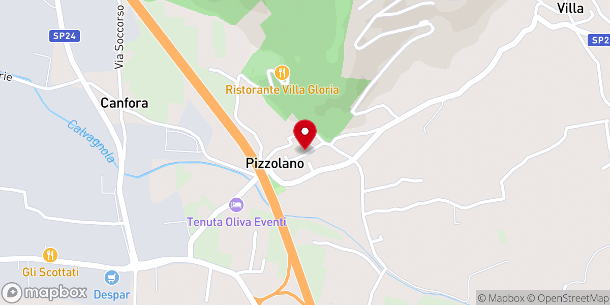 Map showing location of Cappella della SS. Annunziata