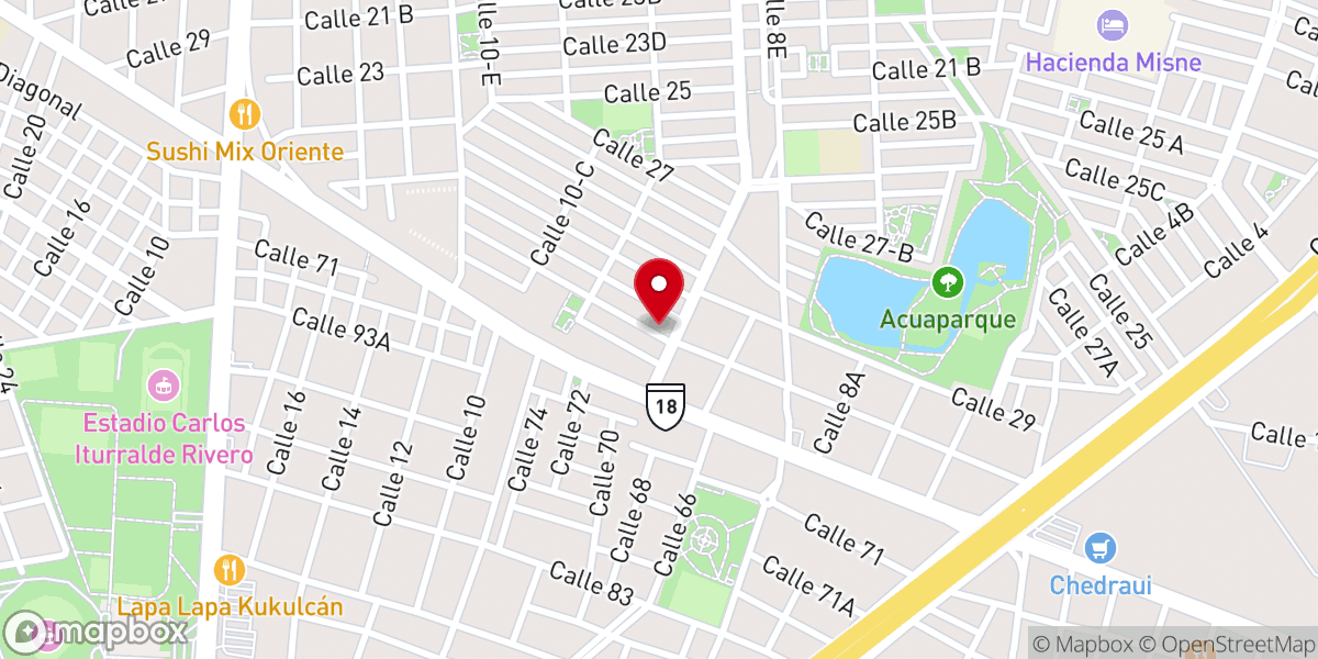 Map showing location of Santuario de hermandad los vergeles