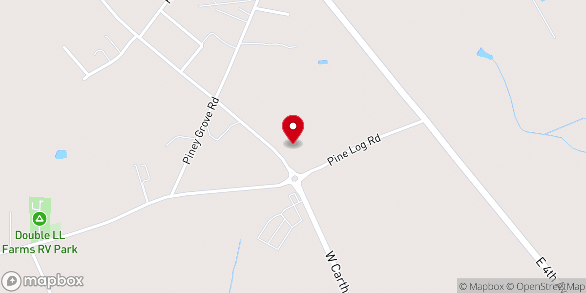 Map showing location of Clybonville Church