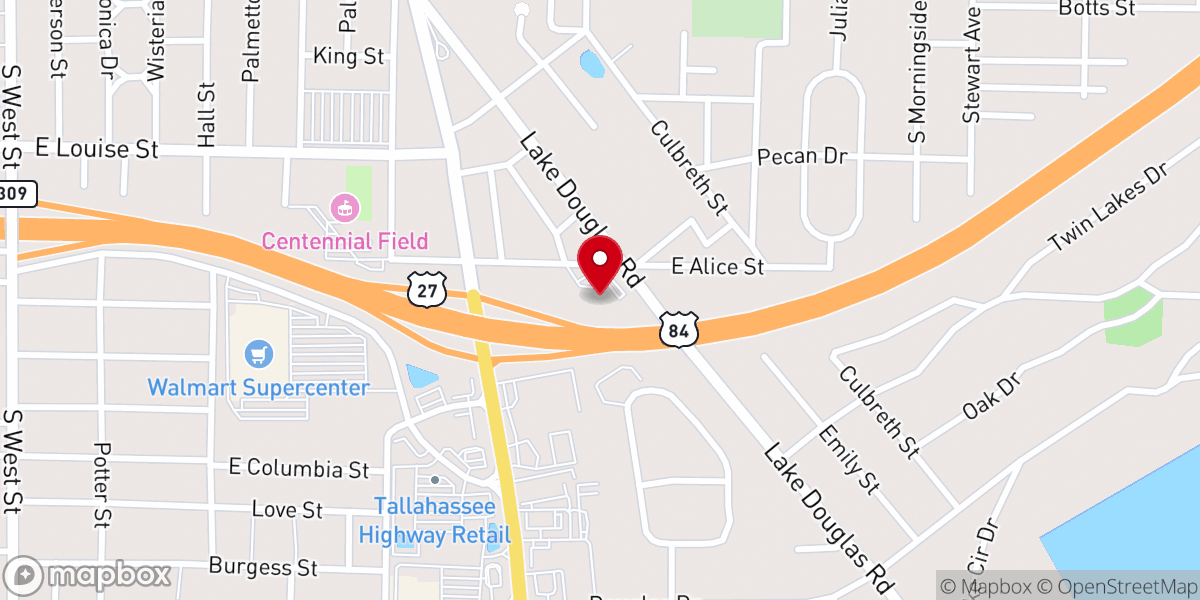 Map showing location of Saint Andrews Church
