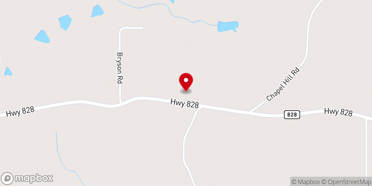 Map showing location of Wards Chapel