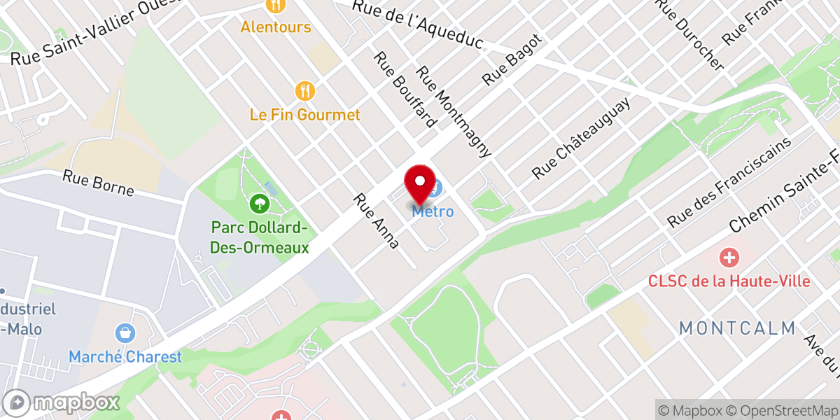 Map showing location of Église Le Reste De Sa Grâce | Iglesia El Remanente De Su Gracia